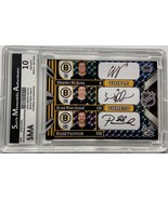 Charlie McAvoy, Brad Marchand, David Pastrnak 2024 E I Triple Threat Gra... - $18.49