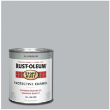 Rust-Oleum Protective Enamel Metallic Oil Base Paint, Aluminum, Quart Size - $29.95