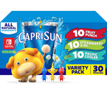 Capri Sun Variety Pack, Fruit Punch, Strawberry Kiwi and Pacific Cooler,... - $19.47