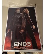 John Carpenter&#39;s Halloween Ends 2022 movie poster Jamie Lee Curtis - £11.62 GBP