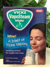 Vicks VapoSteam Inhaler Soothing Comfort 4 Coughs And Colds - With 5 Sce... - $15.00