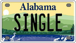 Single Alabama Novelty Mini Metal License Plate Tag - $14.95