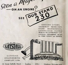 1954 Laystall Parts Earls Court Import Advertisement Autocar Automobilia... - $24.99