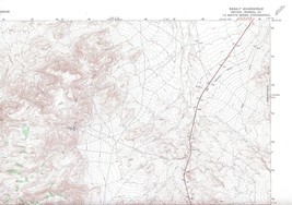 Basalt, Nevada 1967 Vintage USGS Topo Map 7.5 Quadrangle - Shaded - $23.99