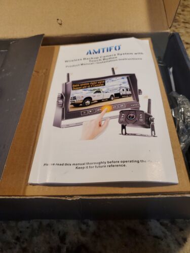 AMTIFO A7 Wireless Backup Camera System with Touch Button - $97.02