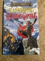 Luthien&#39;s Gamble RA Salvatore 1st Printing The Crimson Shadow Series HCDJ - £13.85 GBP