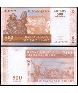 Madagascar 500 Ariary. 2004 (2007) UNC. Banknote Cat# P.88b - £1.23 GBP