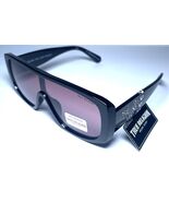 NEW TRUE RELIGION Black Rhinestone Classic TR57985 Sunglasses + Case - $45.99