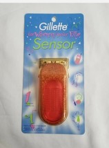 Gillette Sensor For Women Refillable Razor Shaver Handle Pink glitter Rare Color - $69.29