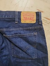 Levis 569 Jeans Mens 38 X 32 Loose Straight Leg Denim Dark Wash - £22.34 GBP