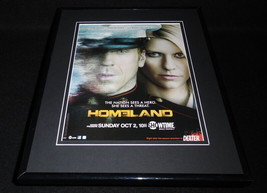 Homeland 2011 Framed 11x14 ORIGINAL Advertisement Claire Danes Showtime - £25.89 GBP