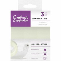 Crafter&#39;s Companion - Adhesive Craft Essentials - Low Tack Tape (3Pc)  - $13.99