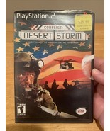 Conflict: Desert Storm (Sony PlayStation 2, 2002) PS2 Complete With Manual - $7.91