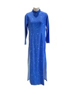 NWOT Women&#39;s Blue &amp; White Star Print Ao Dai Size 6 - $35.64 CAD