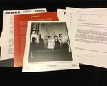 James “Laid” Album Release Orig Press Kit w/Photo, Biography, Press Clip... - $20.00