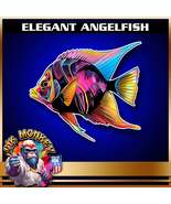 Elegant Angelfish  - Decal - £3.45 GBP+