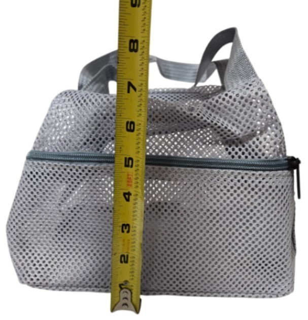 Nylon Breathable Mesh Multi-Use Foldable Women Tote Handbag with Zipper Closure Item image 7