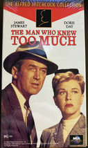 The Man Who Knew Too Much Vhs New Sealed Alfred Hitchcock James Stewart - £3.90 GBP