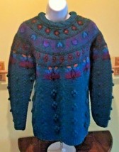 Vintage Woolrich Sweater Women’s Wool Green Multi Color Size Unknown - £27.95 GBP