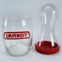 Smirnoff Vodka Bowling Pin All In One Cocktail Glass Bartender Shaker Decanter - £10.92 GBP