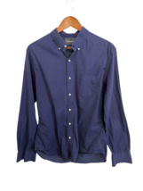 BONOBOS Mens Shirt Blue/Pink Polka Dot Slim Fit Button Down Long Sleeve ... - $16.31