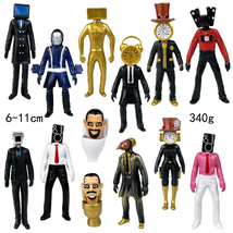 Skiibidi Toilet Man Cameera Man Figure TV Speakeer Man Model Toys #X - £15.69 GBP