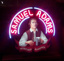 New Samuel Adams The Best Beer In America Neon Sign 19"x15" - £122.71 GBP