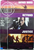 BEYOND JUSTICE 1992 Rutger Hauer, Carol Alt, Elliott Gould, Omar Sharif - $19.38