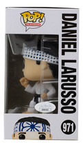 Ralph Macchio Signed In Blue Cobra Kai Daniel Larusso Funko Pop #971 JSA - £100.78 GBP