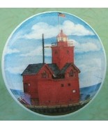 Ceramic knob Light House Lighthouse Holland Harbor MI #2 - $4.55