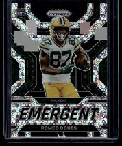 2022 Panini Prizm Emergent Prizms No Huddle #14 Romeo Doubs - £15.57 GBP