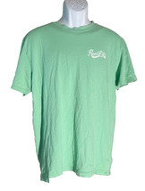 REEL LIFE Short Sleeve Pull-Over Mountains T-Shirt Green Large - $7.91