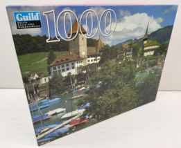 Guild Berner Oberland Switzerland 1000 Pc Puzzle Vintage Hasbro Family G... - $19.79