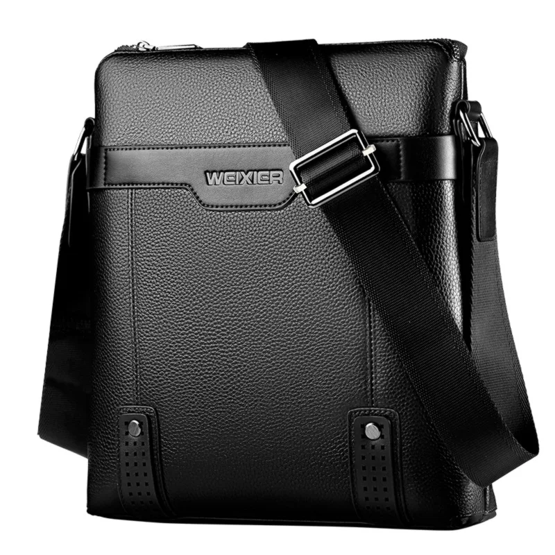 Men&#39;s Casual Travel Shoulder Bag Business Brand PU leather Handbag Fashi... - $30.43