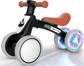 Colorful Lighting Baby Balance Bike Toys for 1 Year Old Boy Gifts, 10-36 Month - £57.72 GBP