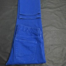 J. Crew Matchstick Low Rise Skinny Blue Stretch Denim (24) L31 Ankle Jeans - £11.89 GBP