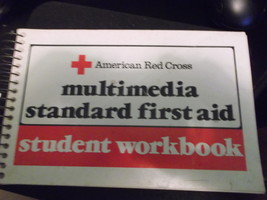 1981 American Red Cross Multimedia Standard First Aid Student Workbook - $8.00