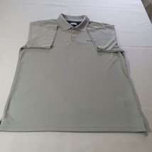 Columbia Omni Wick Men's Gray Pullover Polo Shirt Size Large Short Sleeve Solid image 6