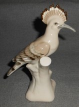 Royal Dux Hoopoe Bird Figurine Vintage Made In Czechoslovakia - £71.65 GBP