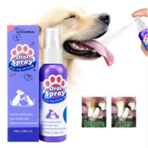 30ml Natural Oral Teeth Clean Dental Spray Dogs Cats Odour Remover Stain... - $9.52