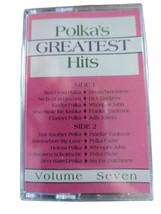 Vintage Cassette Tape Polkas Greatest Hits Volume 7 Red Head Polka Deutschmeisre - £7.49 GBP