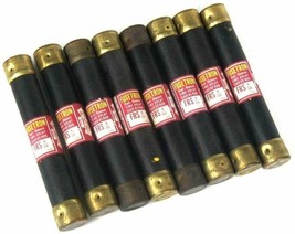 LOT OF 8 FUSETRON FRS-6/10 DUAL ELEMENT TIME DELAY CLASS K5 FUSES FRS610 - $45.95
