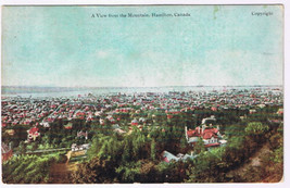 Postcard Hamilton Ontario View From The Mountain - £5.02 GBP