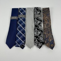 Michael Kors Mens Lot Of 5 Silk/Polyester Assorted Ties &amp; Colors-O/S - £35.23 GBP