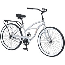 Classic Cruiser Bike | 26&quot; Steel Frame | Smooth Ride - £198.17 GBP