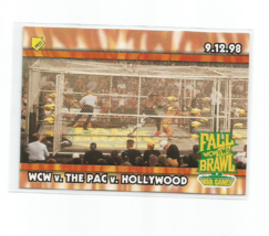 WCW v. THE PAC v. HOLLYWOOD 1999 TOPPS WCW/NWO NITRO STICKER INSERT #S9 - $4.99