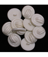 720 Count Buttons -  1&quot; Off-White Plastic Raised Design Shank Buttons M2... - €43,09 EUR