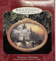 Hallmark Keepsake Ornament Thomas Kinkade Victorian Christmas Vintage 1997 - $6.64