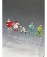 5 pc Vintage Barclay Metal Skates Ski 1940’s Lead Figurines C2 - $86.95 CAD