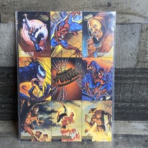 Vtg 1995 Marvel Fleer Ultra Spider-Man 9 Card Uncut Promo Sheet Spider-Man,Venom - £9.97 GBP